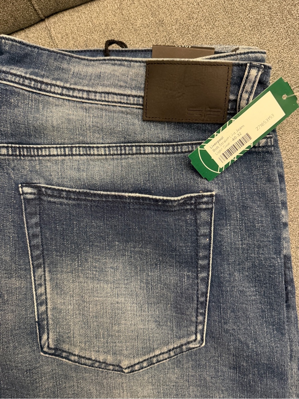 Liverpool Los Angeles Jeans Men’s 40x32 Relaxed Ferndale Stretch Denim NWT